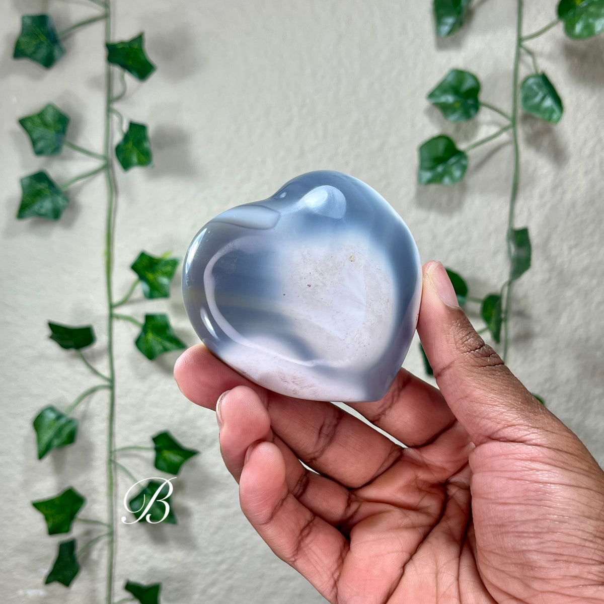 Orca Agate Hearts