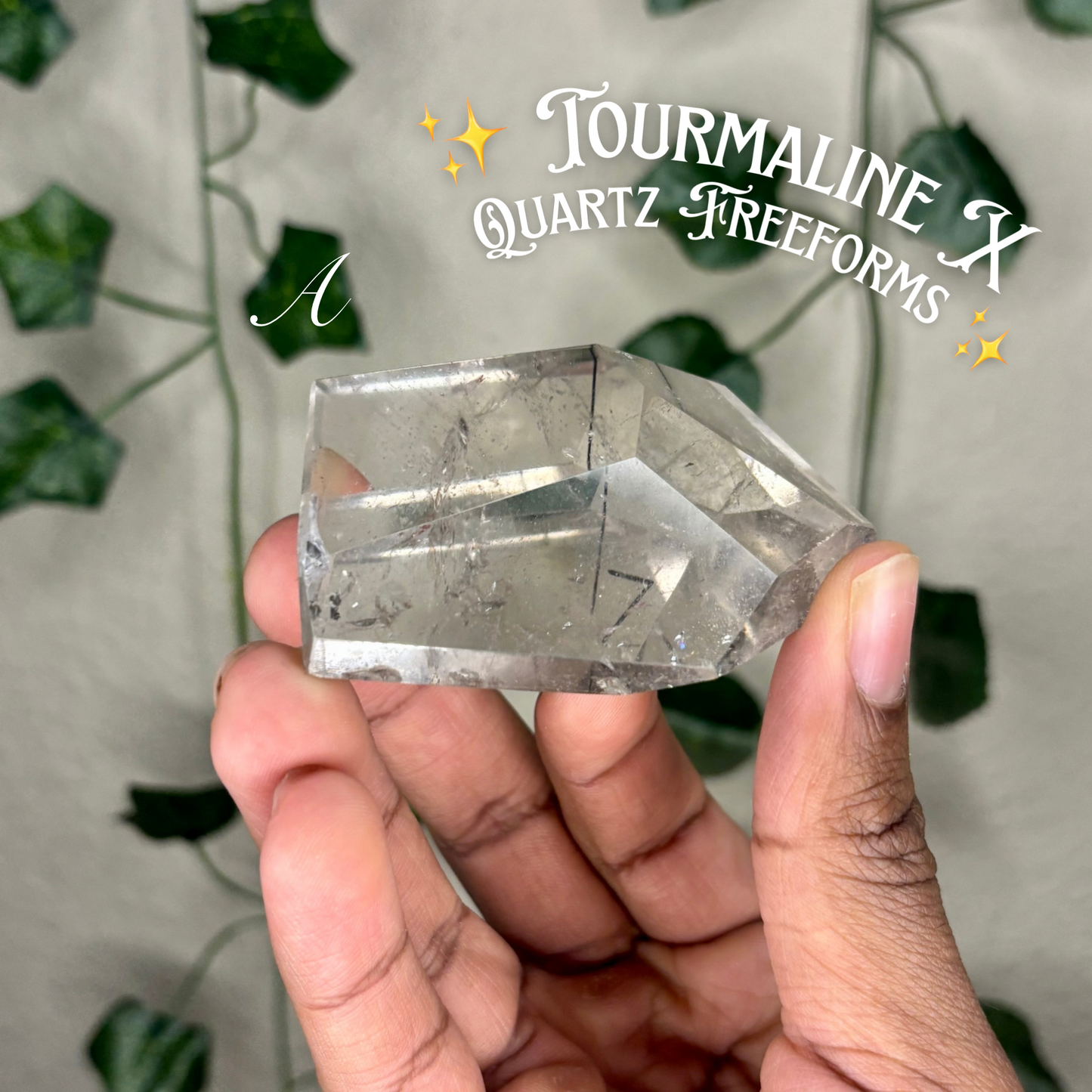 Tourmaline X Quartz Freeforms
