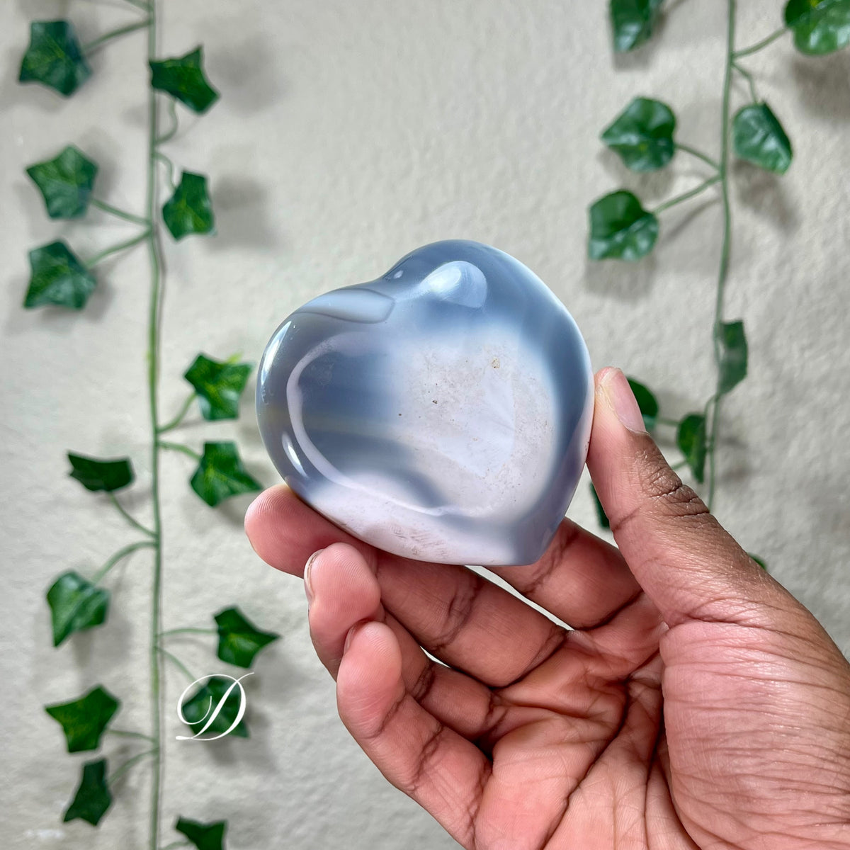 Orca Agate Hearts