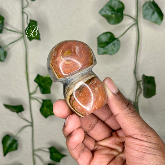 Polychrome Jasper Mushrooms