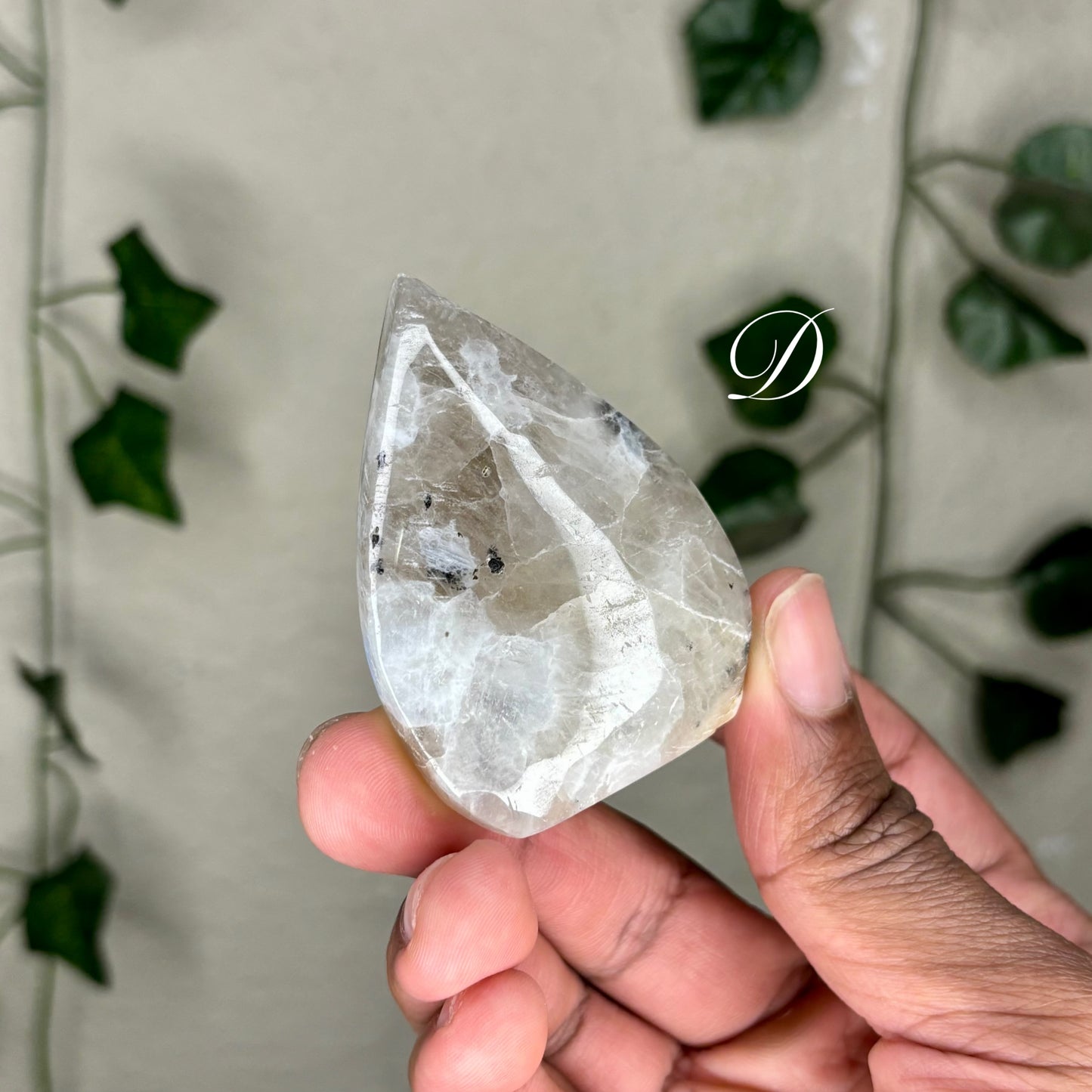 Rainbow Moonstone Flames