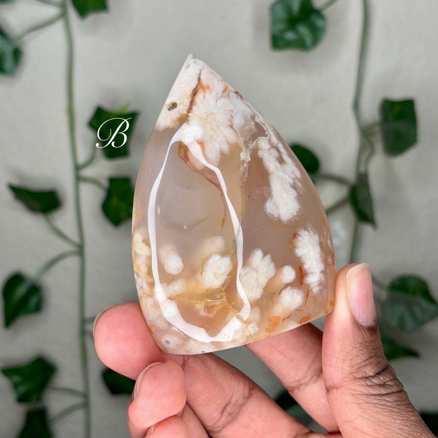 Flower Agate Flames