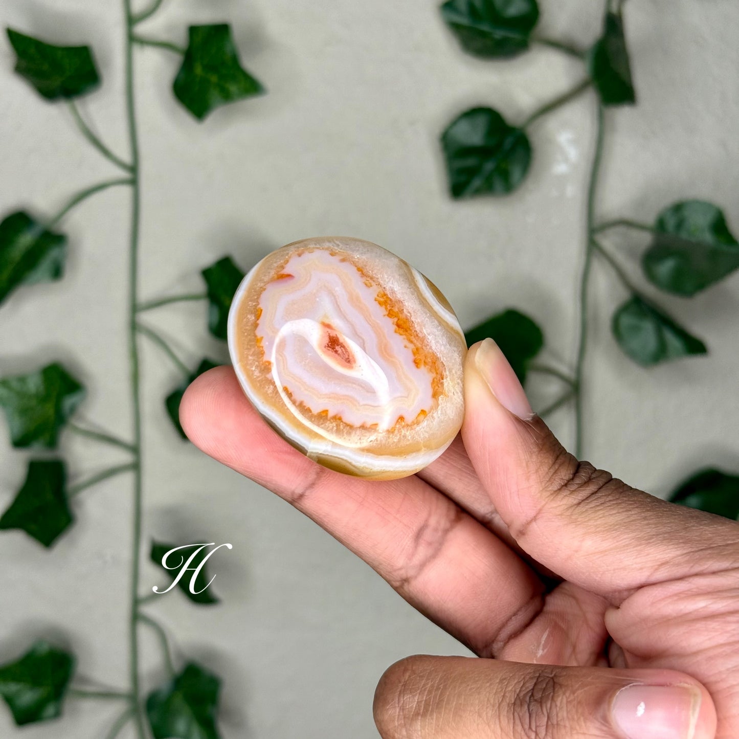 Carnelian Palm Stones