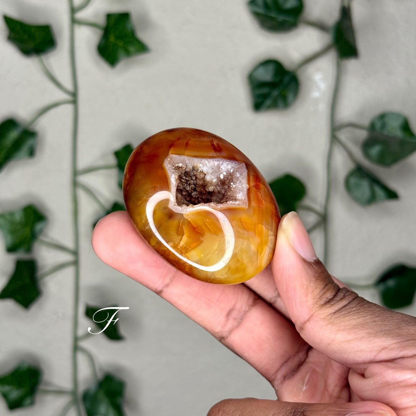 Carnelian Palm Stones