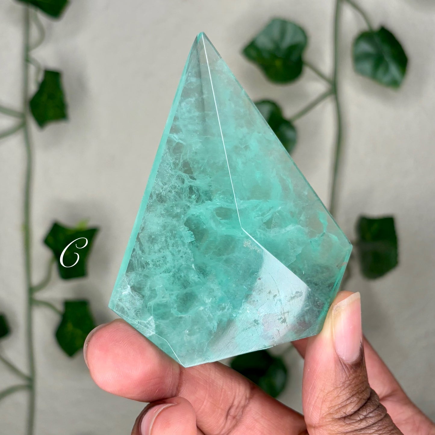 Geometric Fluorite Flames