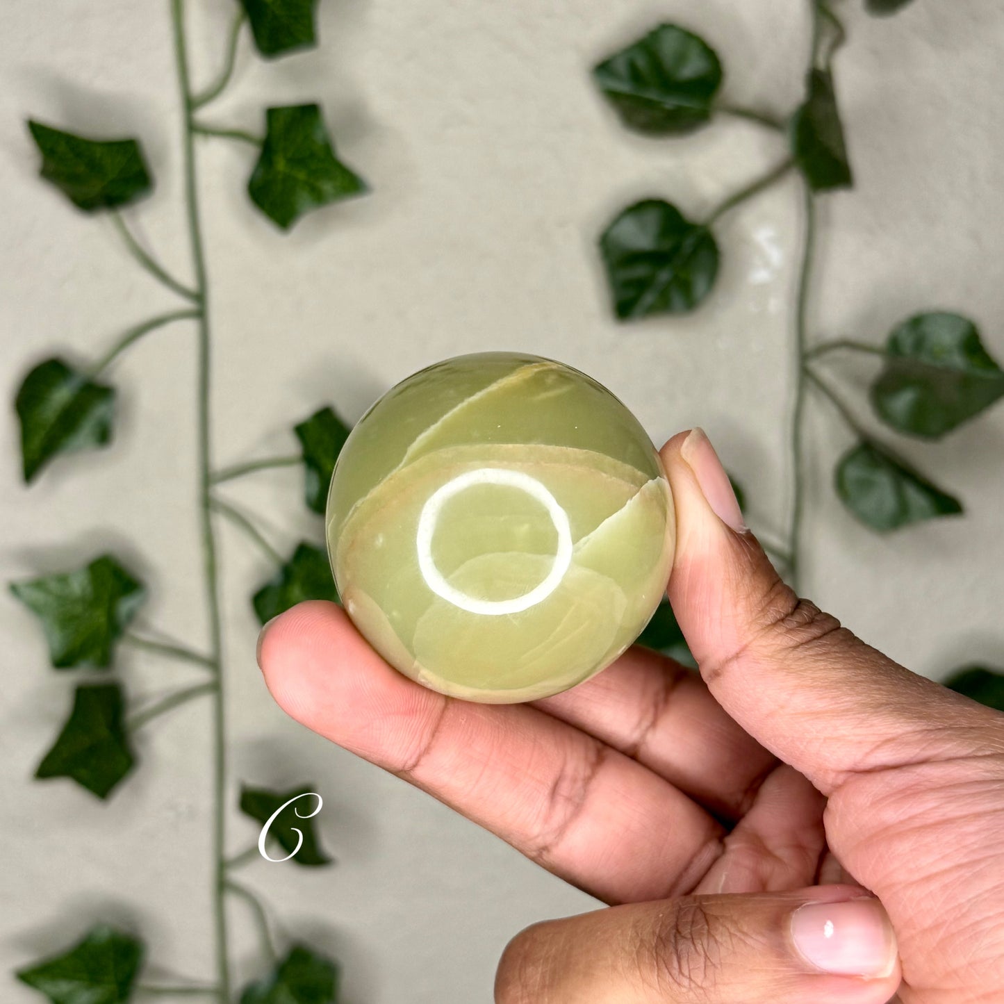 Green Onyx Spheres