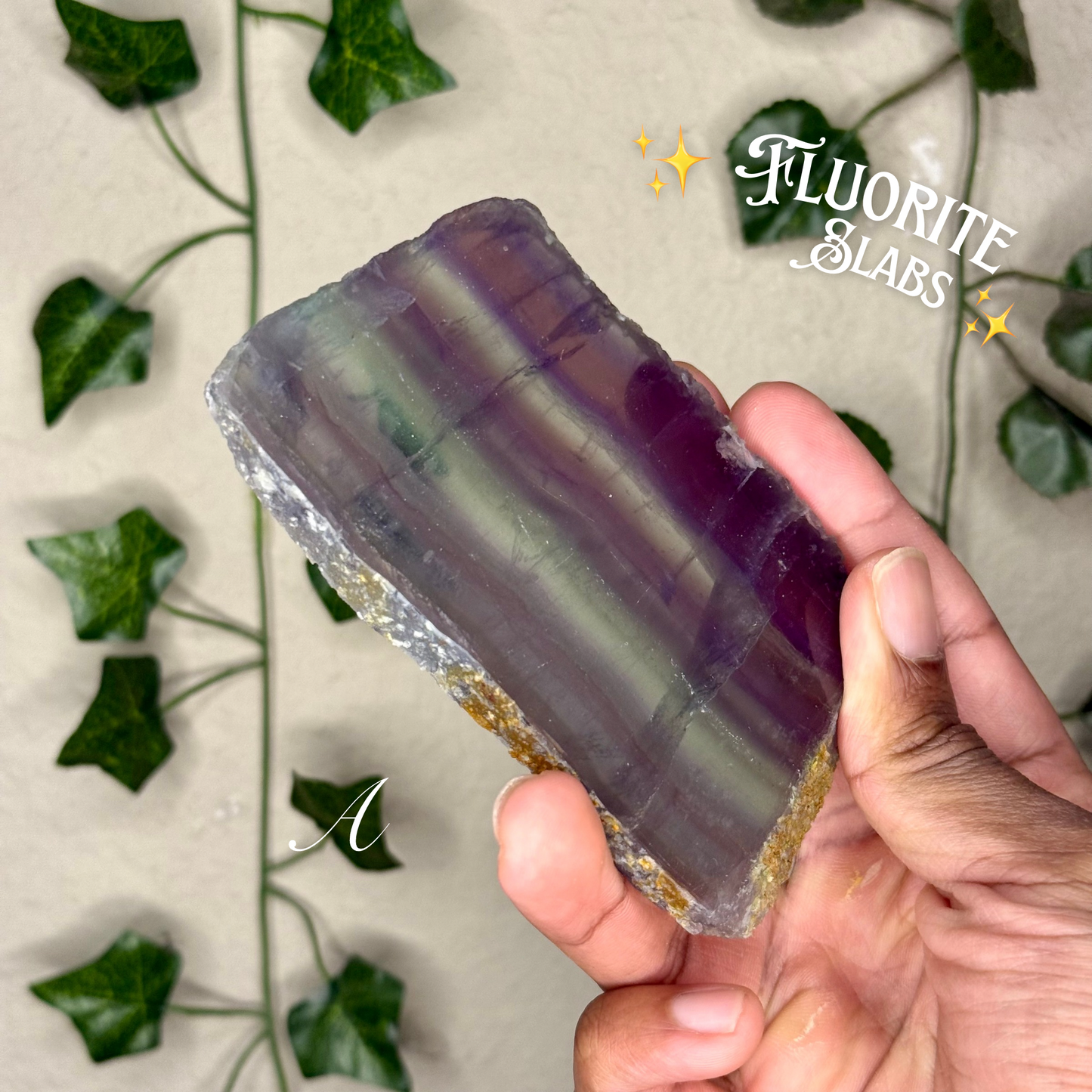 Rainbow Fluorite Slabs
