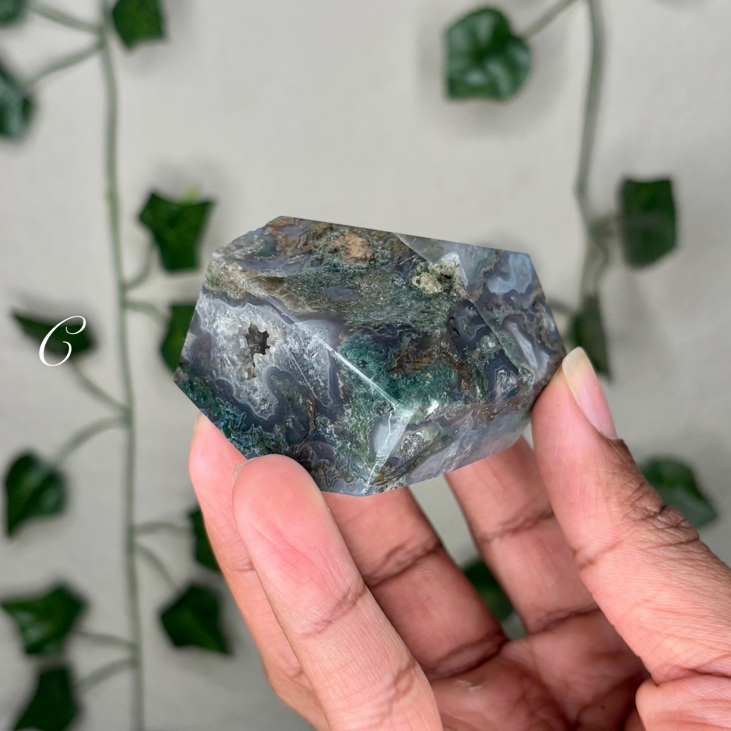 Moss Agate Freeforms