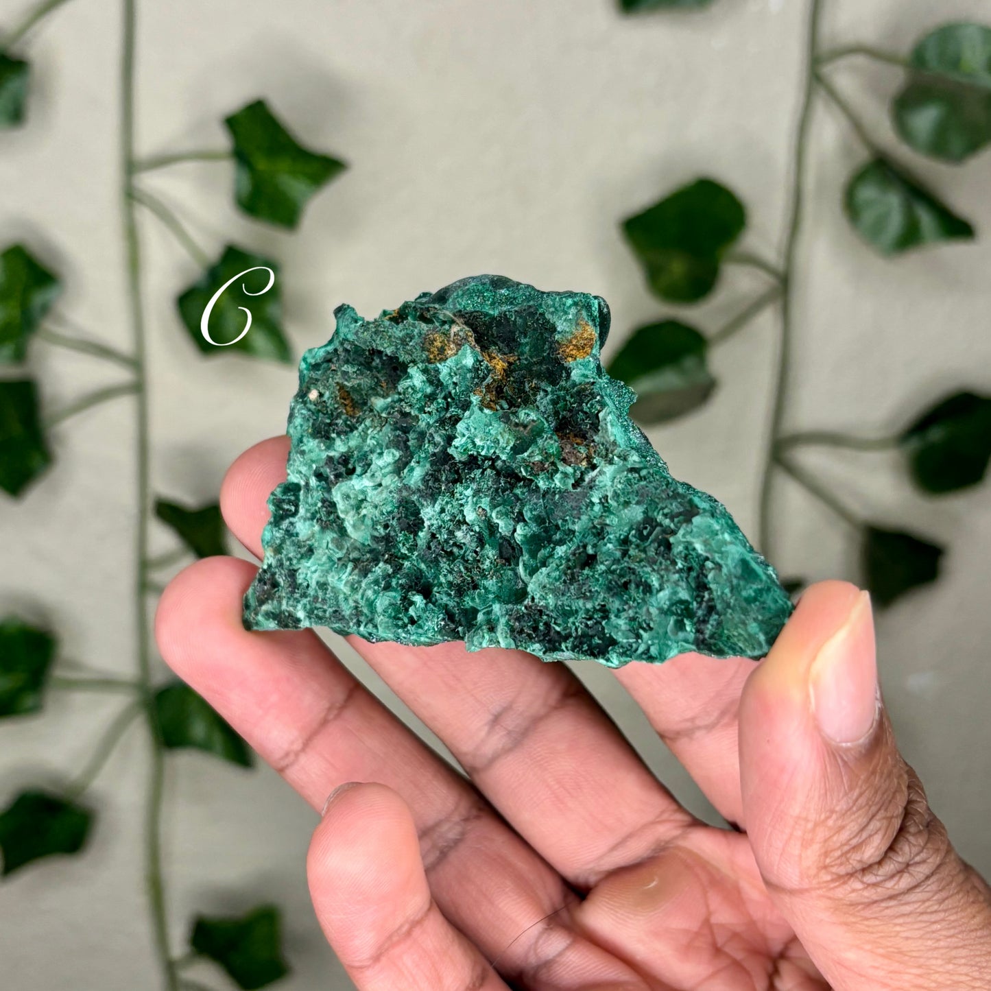 Raw Velvet Malachite Specimens
