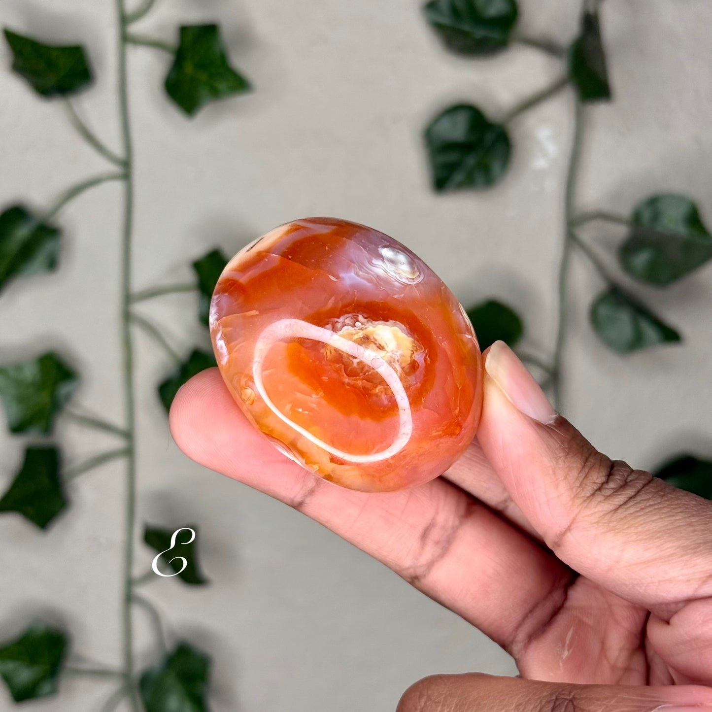 Carnelian Palm Stones