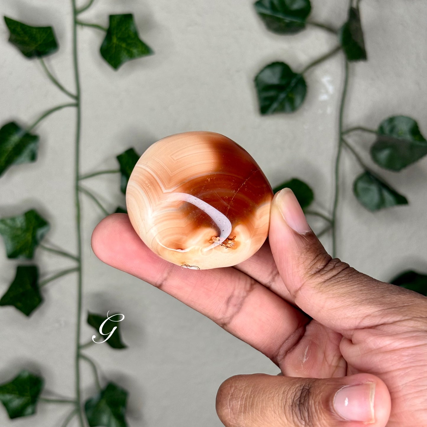 Carnelian Palm Stones