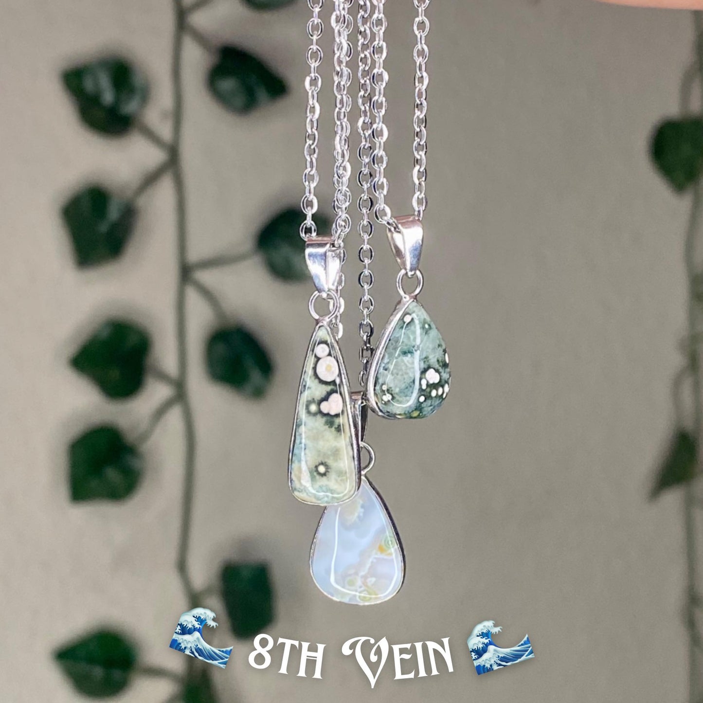 Eighth Vein Ocean Jasper Necklaces