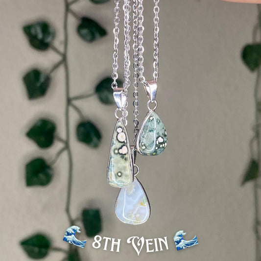 Eighth Vein Ocean Jasper Necklaces