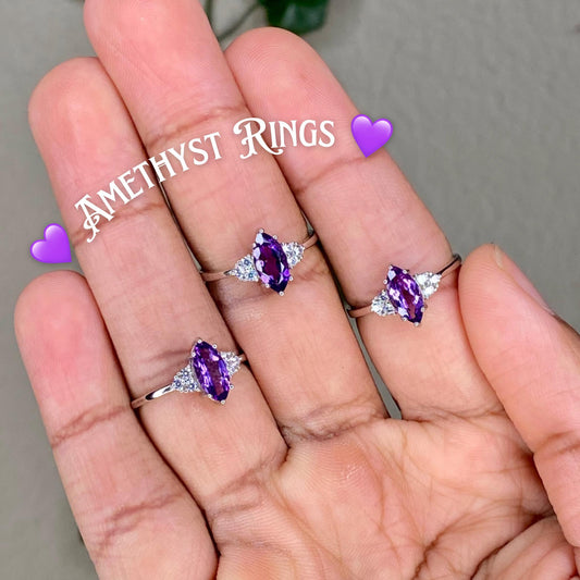Amethyst Rings