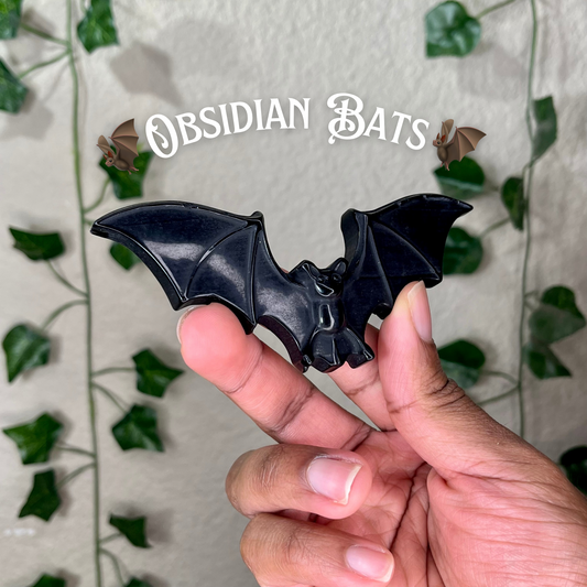 Black Obsidian Bats