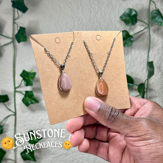 Sunstone Necklaces