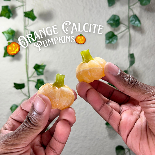 Orange Calcite Pumpkins