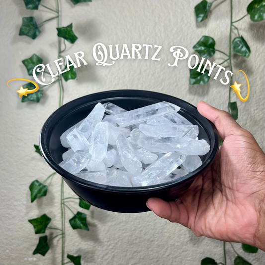 Raw Clear Quartz Points