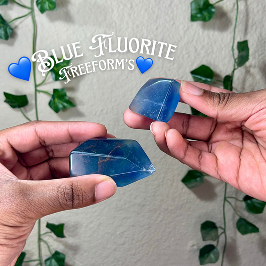 Blue Fluorite Freeforms