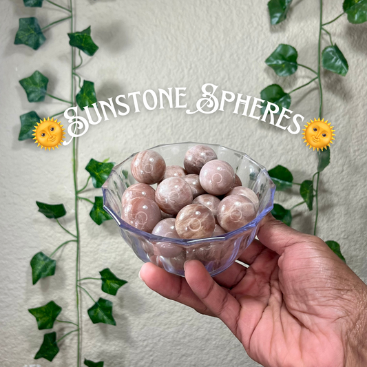 Mini Sunstone Spheres