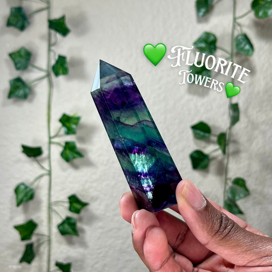 Rainbow Fluorite Towers