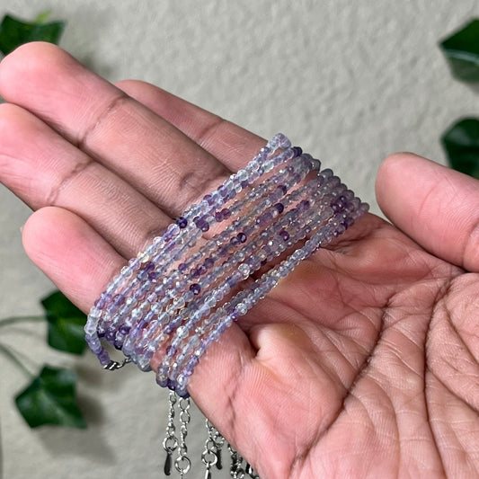 Faceted Fluorite Bracelets