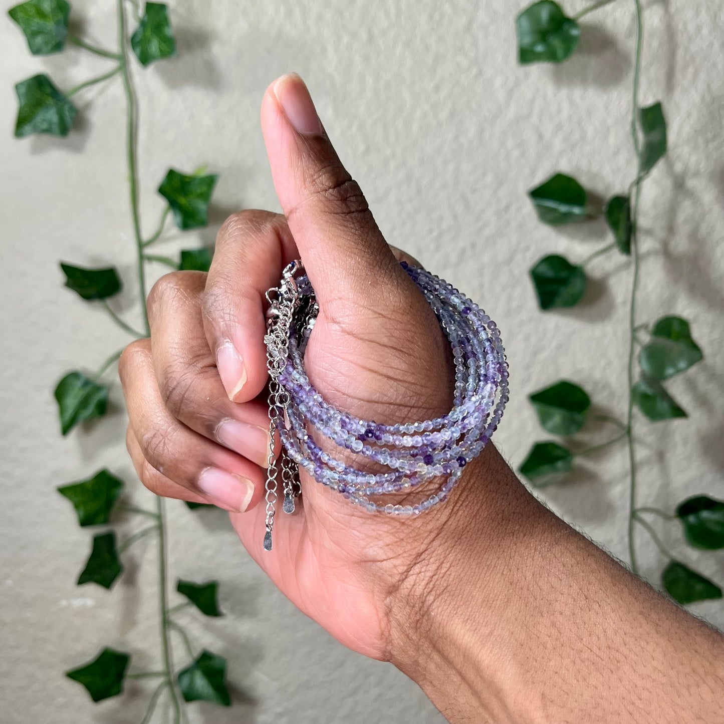 Faceted Fluorite Bracelets