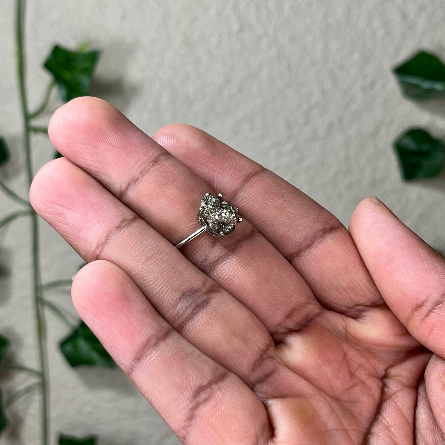 Raw Pyrite Rings