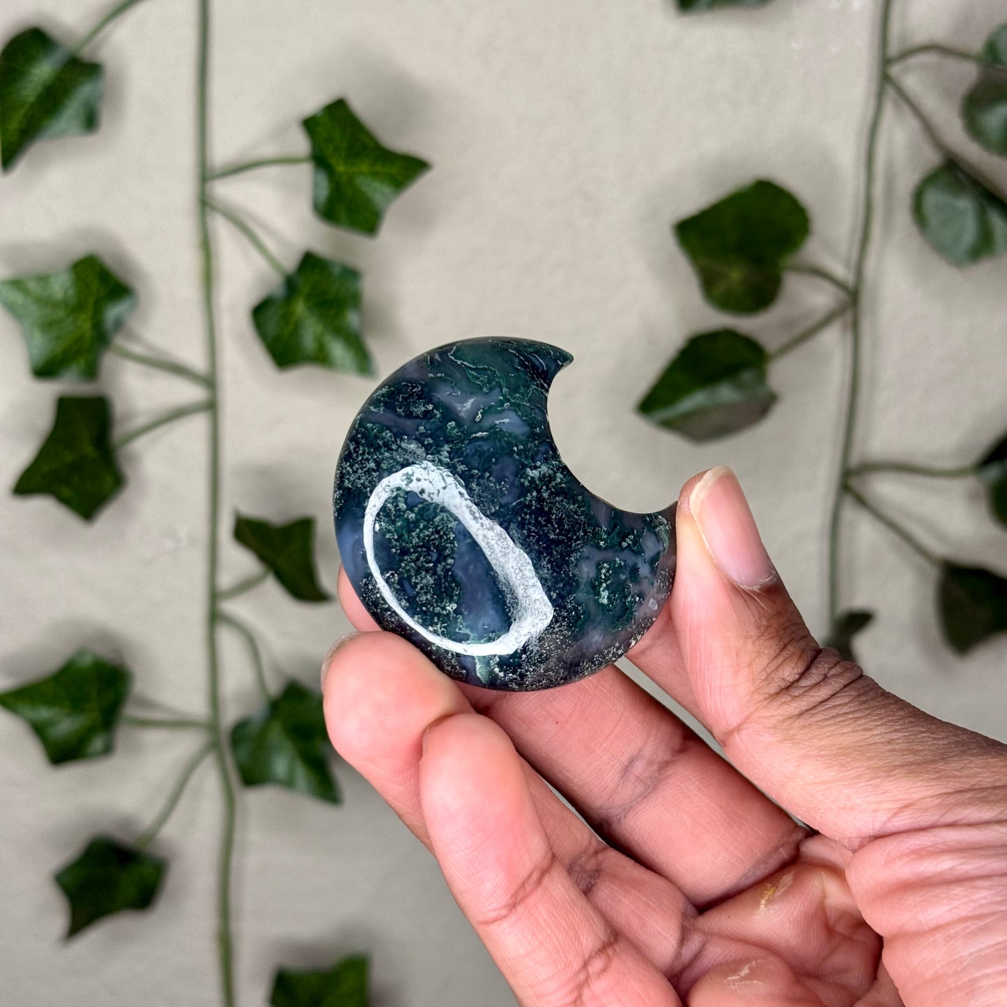 Moss Agate Moons