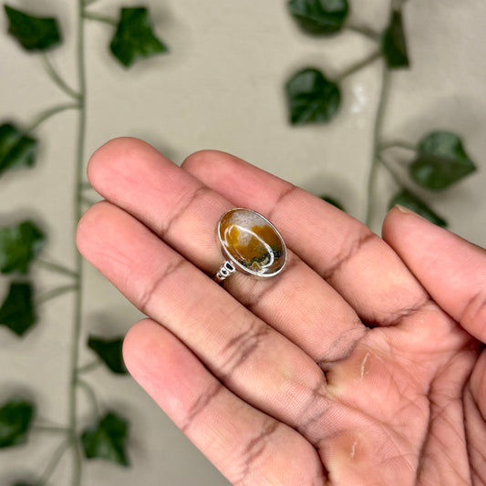 Moss Agate Rings