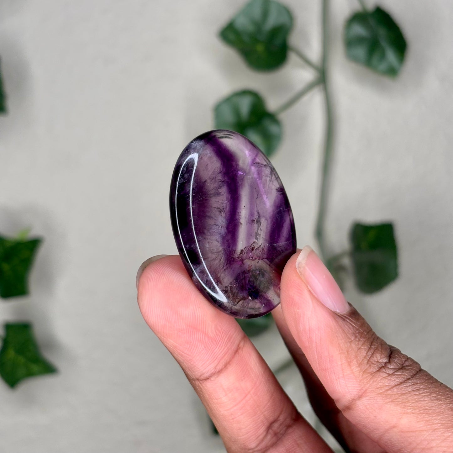 Rainbow Fluorite Worry Stones