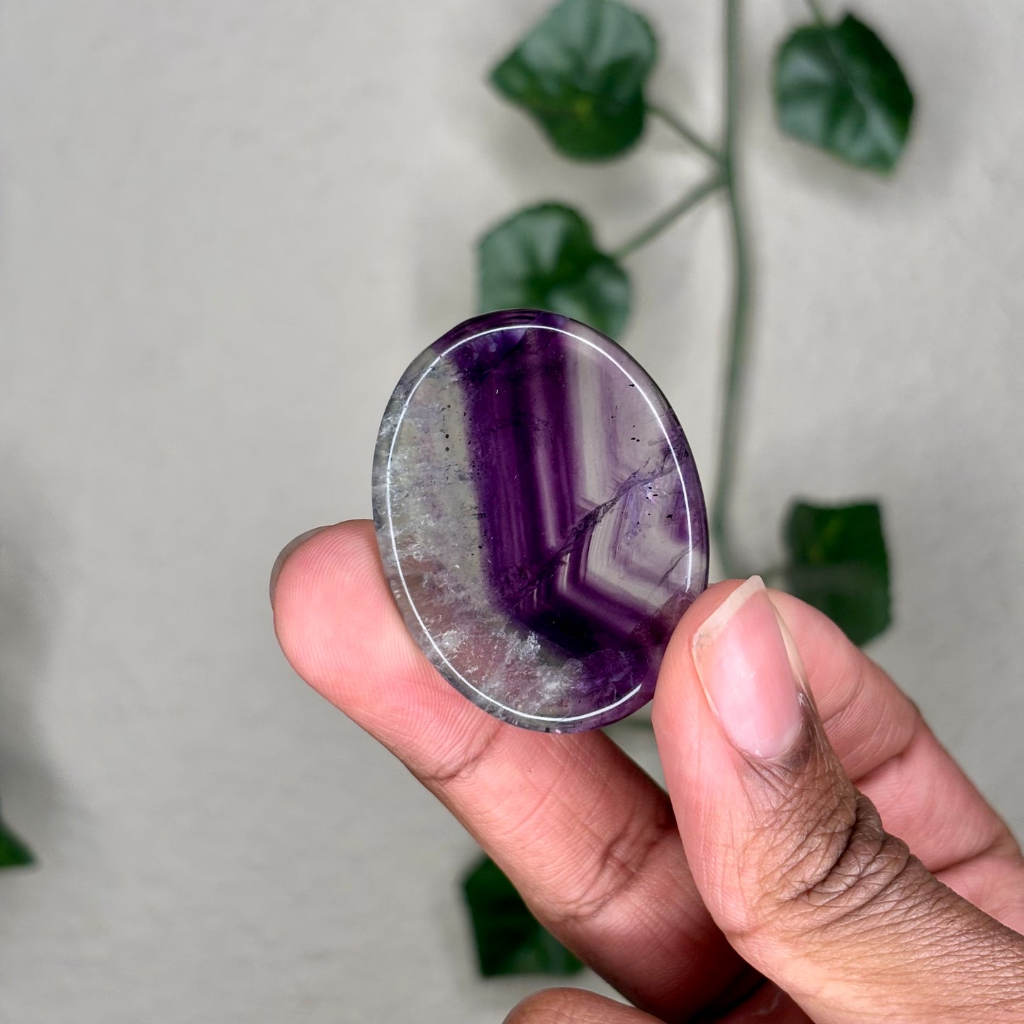 Rainbow Fluorite Worry Stones