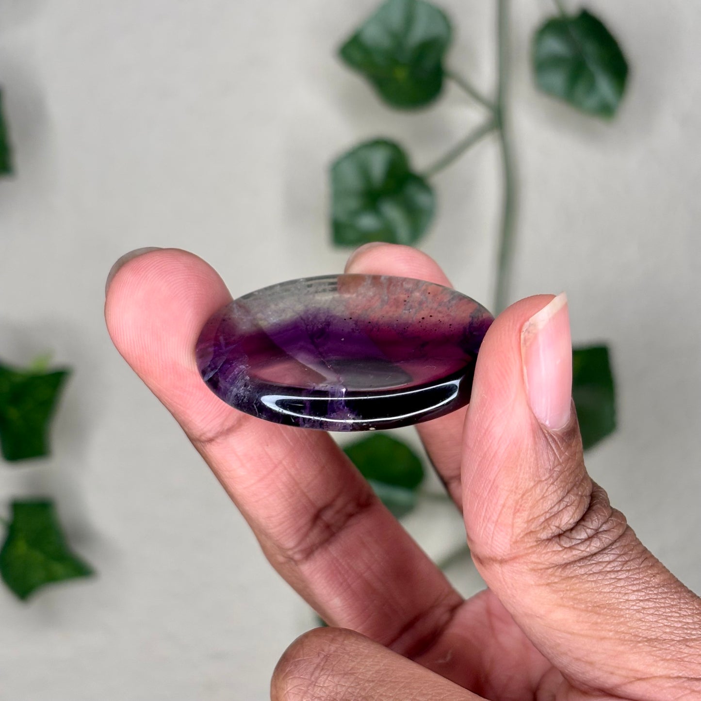 Rainbow Fluorite Worry Stones