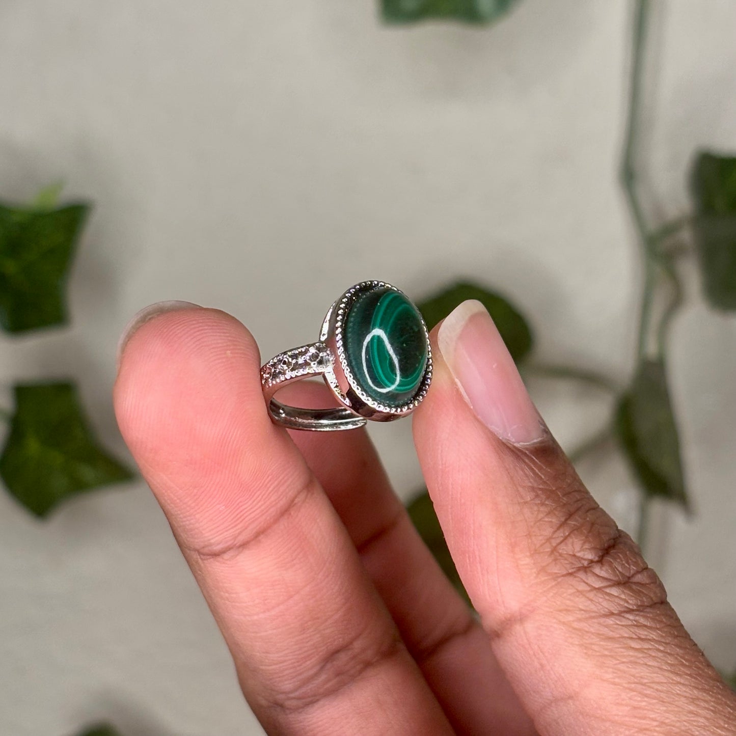 Malachite Rings