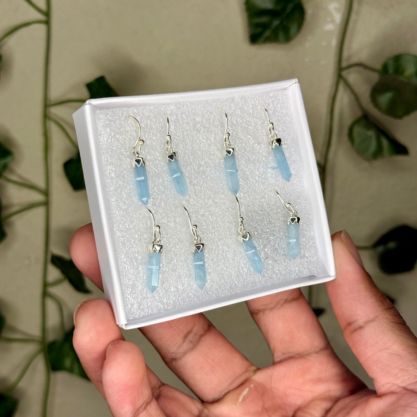 Aquamarine Dangle Earrings