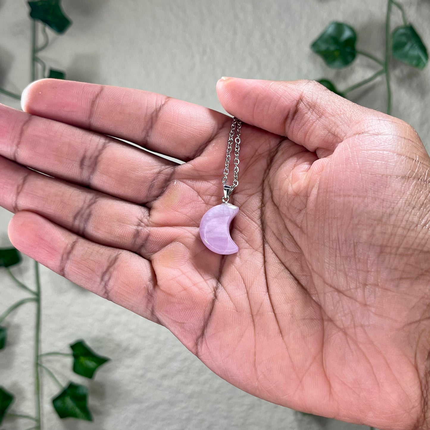 Kunzite Star and Moon Necklaces