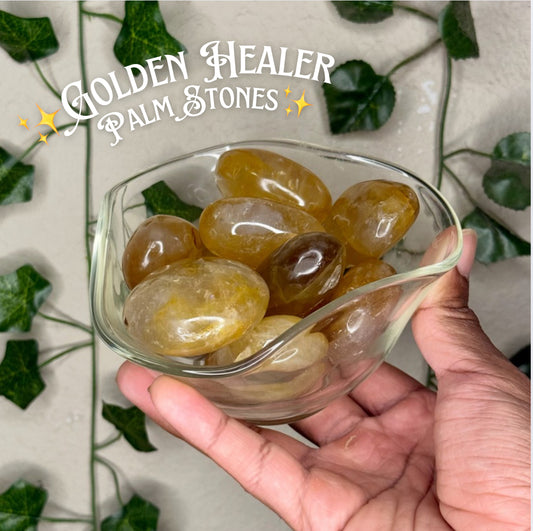 Golden Healer Palm Stones