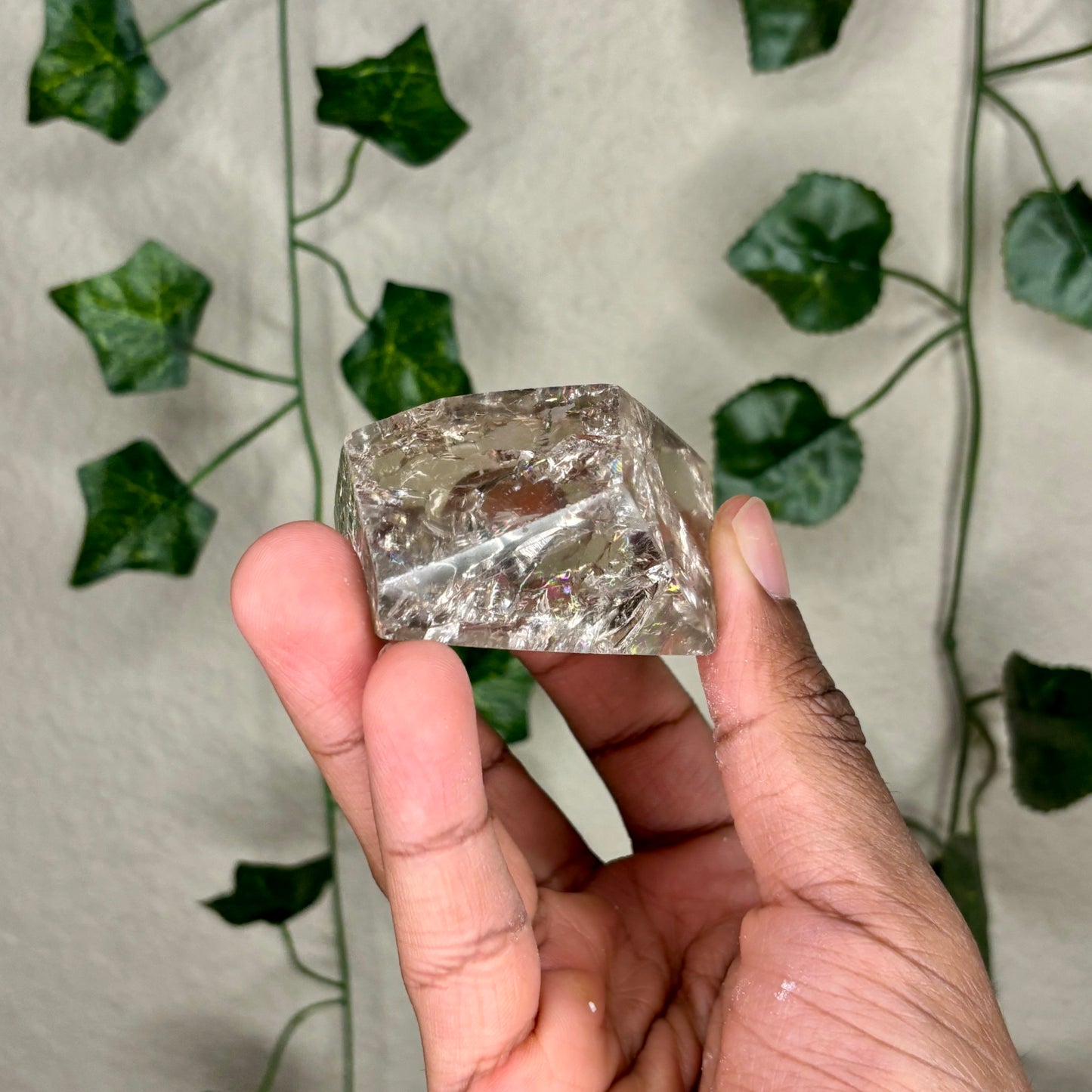 Crackle Smokey Quartz Freeform