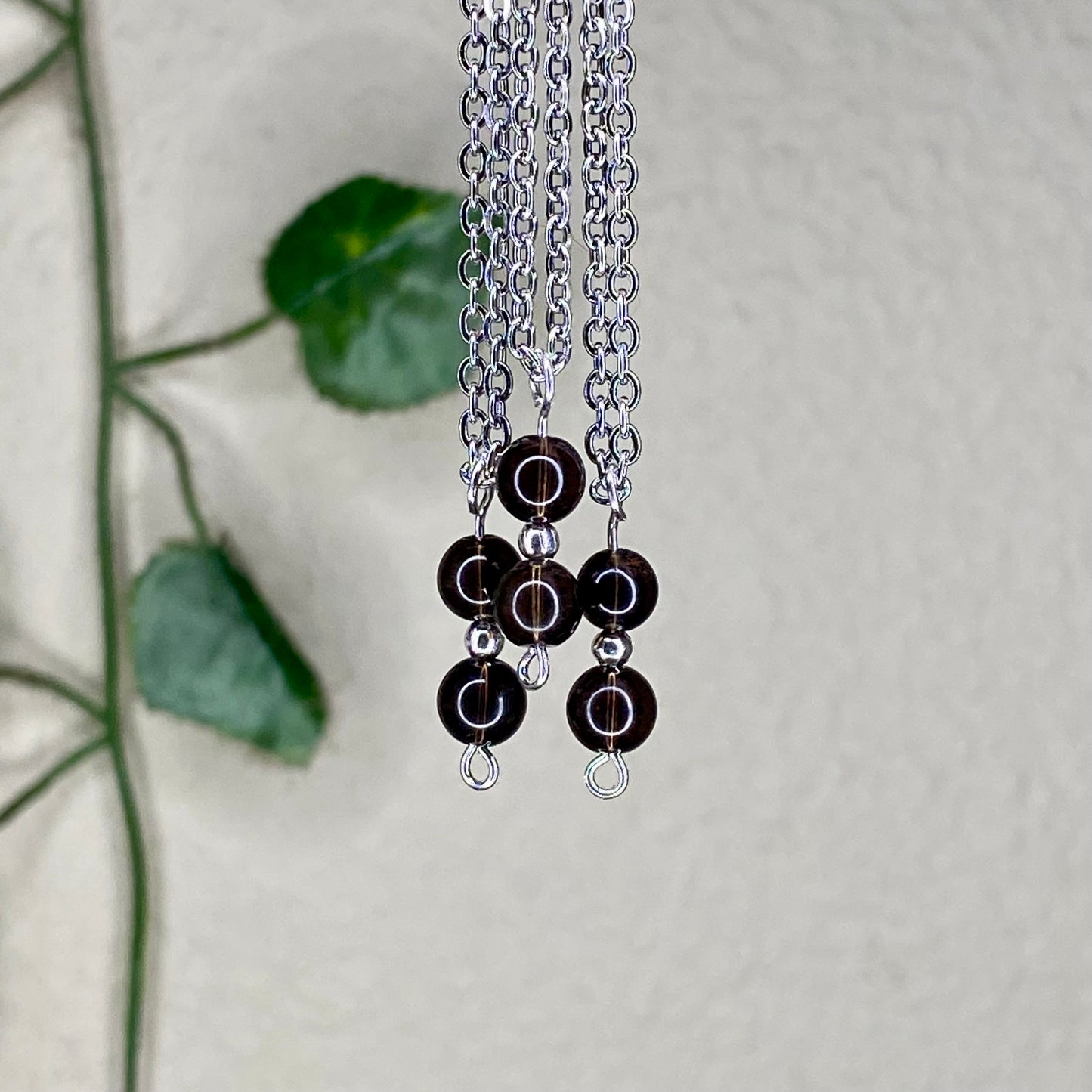 Two Beaded Crystal Necklace