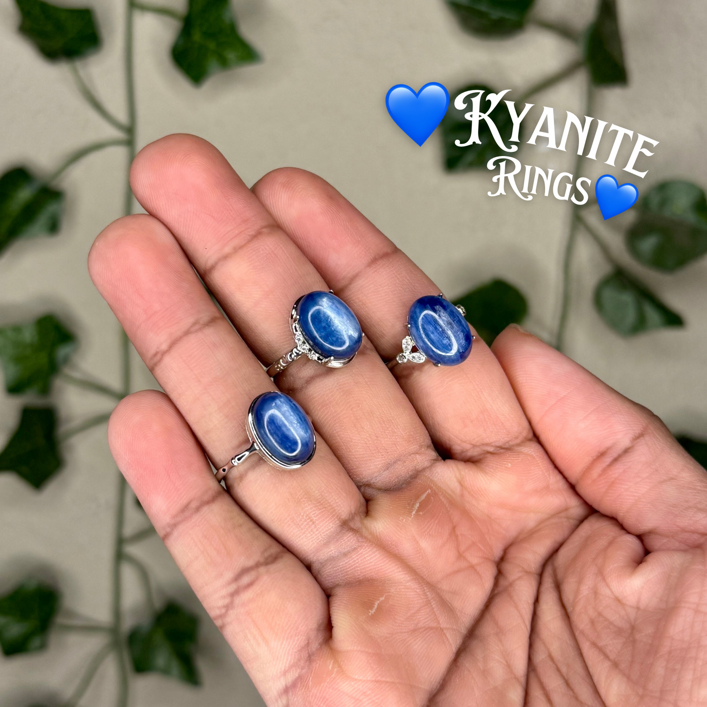Kyanite Rings