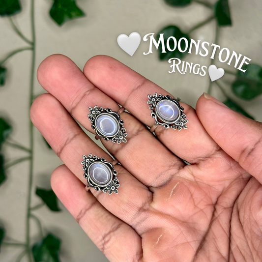 Moonstone Rings
