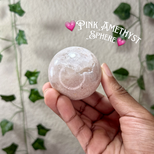 Pink Amethyst Sphere