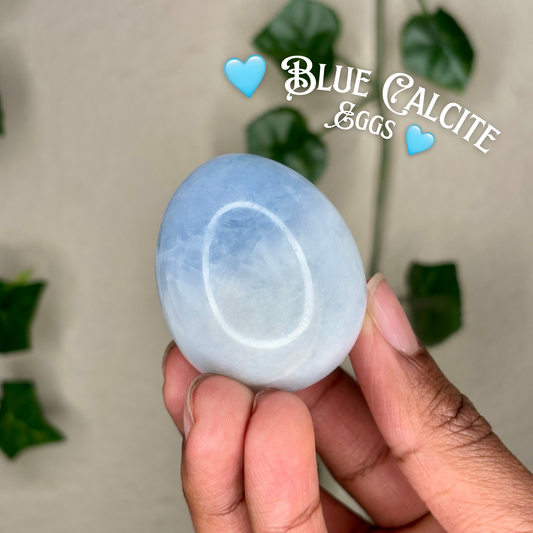 Blue Calcite Eggs