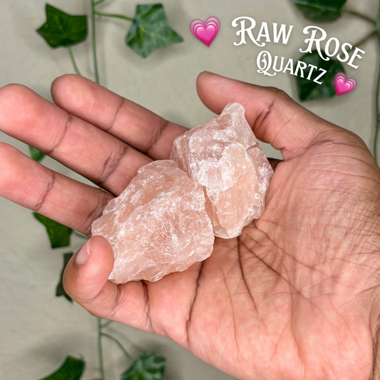 Raw Rose Quartz