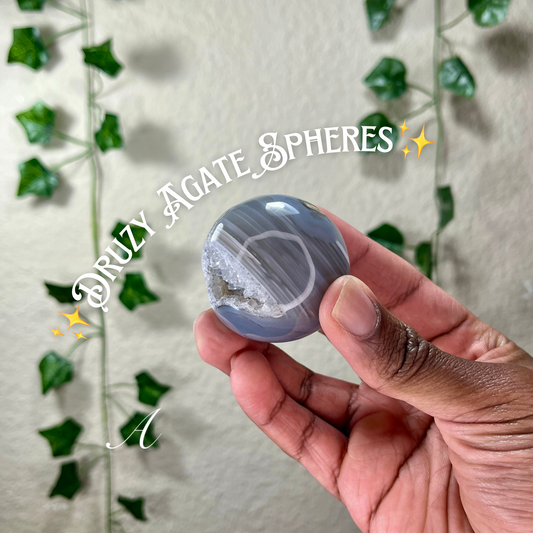 Druzy Agate Spheres