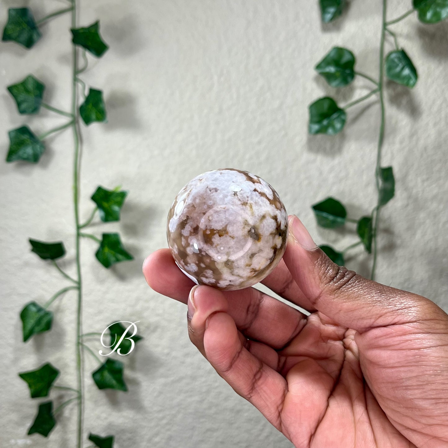 Flower Agate Spheres