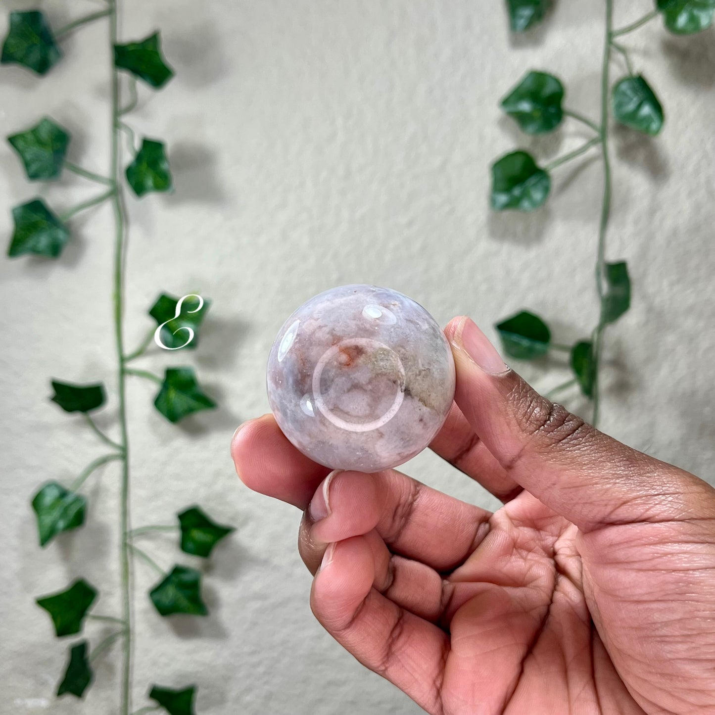 Flower Agate Spheres