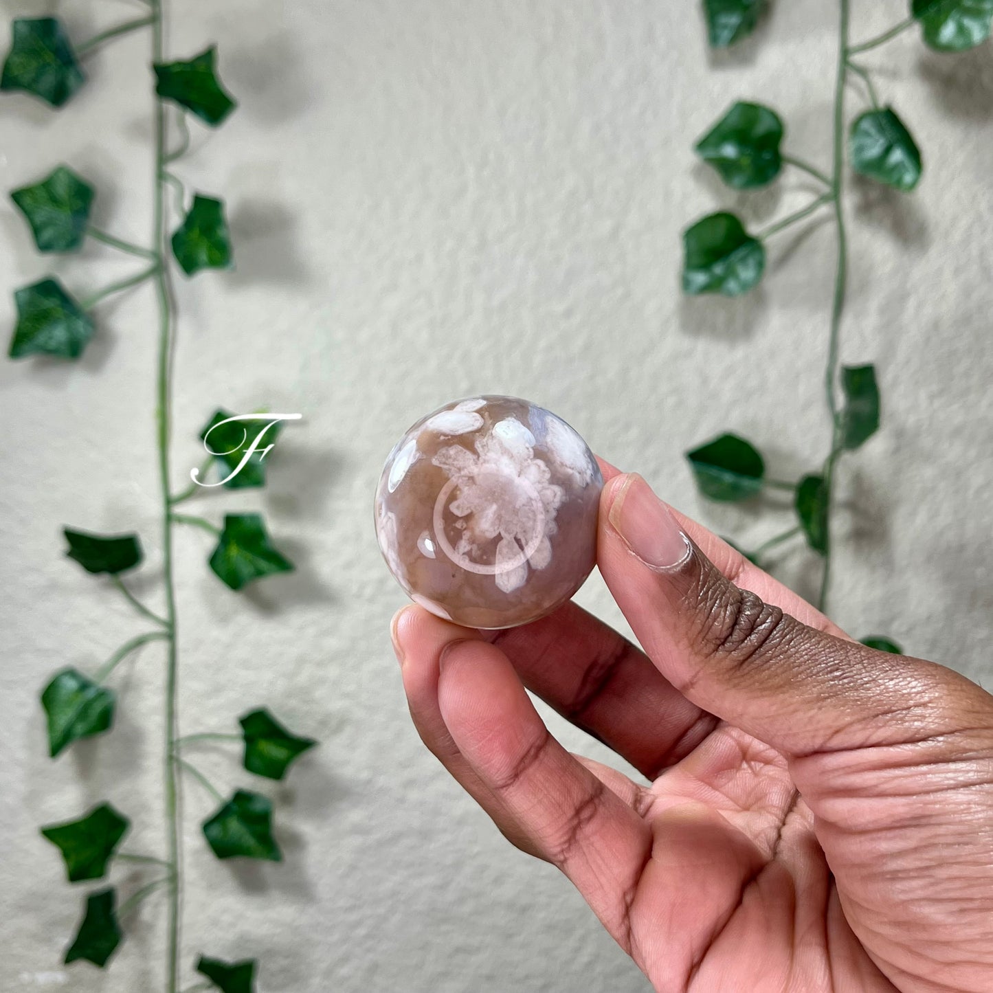 Flower Agate Spheres