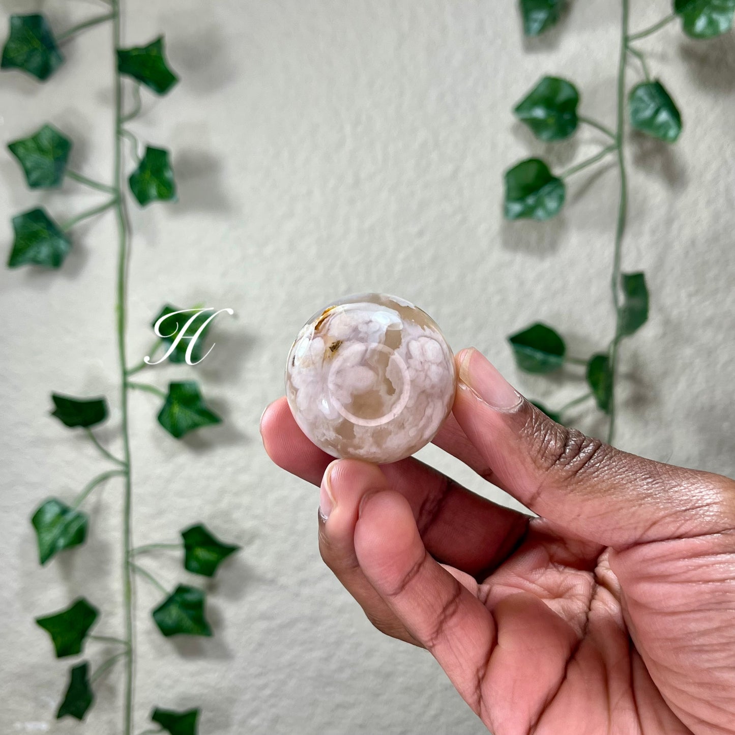Flower Agate Spheres