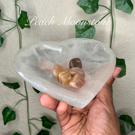 Peach Moonstone Tumbles